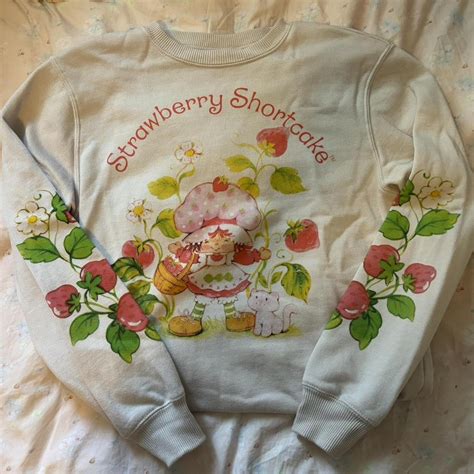 Strawberry Shortcake Sweatshirt Depop