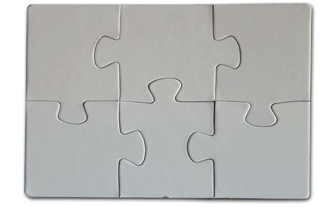 6 Teile Kinder Puzzle selber gestalten und bedrucken