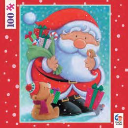 Mini Christmas Puzzles Gift For Santa 100 Pieces Ceaco Puzzle