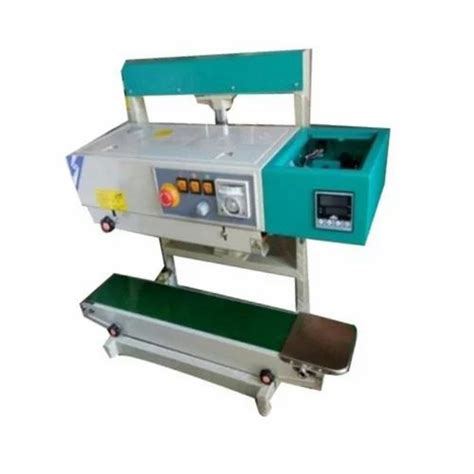 Semi Automatic Mild Steel Stainless Steel Continuous Band Sealer With