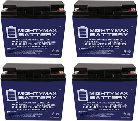 Amazon.com: Mighty Max Battery 12V 22AH Gel Battery Replaces Enduring ...