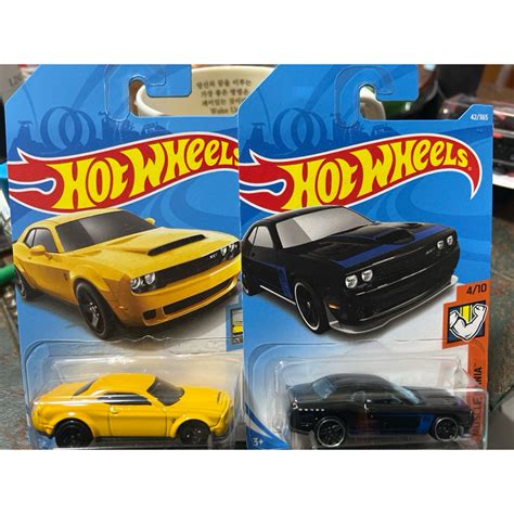 風火輪 Hot Wheels 18 DODGE CHALLENGER SRT DEMON 道奇 挑戰者 美式肌肉車 蝦皮購物