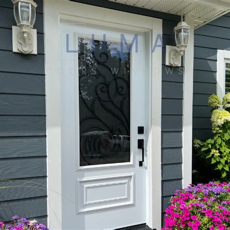 White Steel Single Entry Door Installation Luma