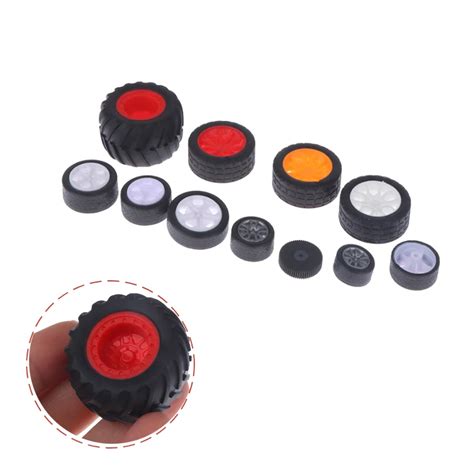 Резиновые покрышки для игрушечных колес, 10 шт | AliExpress