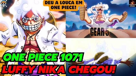 Luffy Nika Chegou O Poder Mais Rid Culo Que Existe No Mundo De One