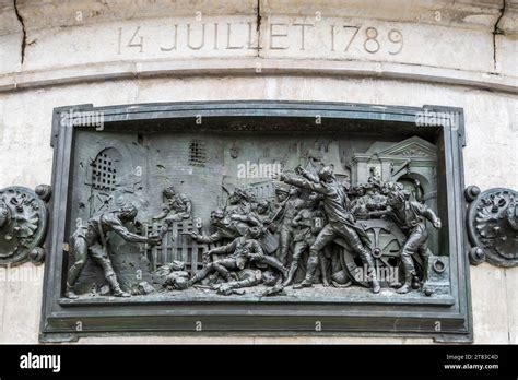 Sculpted Relief Depicting Events Leading To The French Revolution The