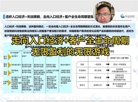 马北苍讲智能战略：走向入口经济加客户全生命周期开发，无限盈利的无限游戏 知乎