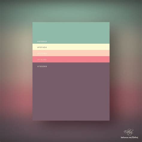 Psychology Designer Creates Beautiful Flat Colour Palettes That You