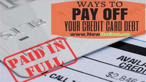 Ways To Settle Your Credit Card Debt