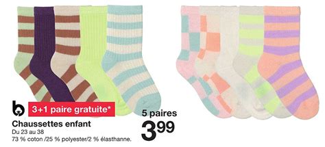 Promo Chaussettes Enfant Chez Zeeman Icatalogue Fr