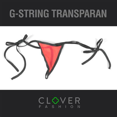 Lingerie G String Bikini Transparan Thong Gstring Cd Bra Micro Bikini Tali Samping Lazada