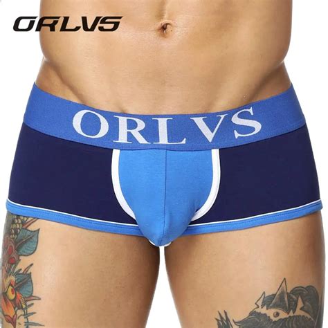 Cethia New Men Underwear Sexy Gay Boxer Cotton No Trace Sexy Gay Men Underwear U Convex