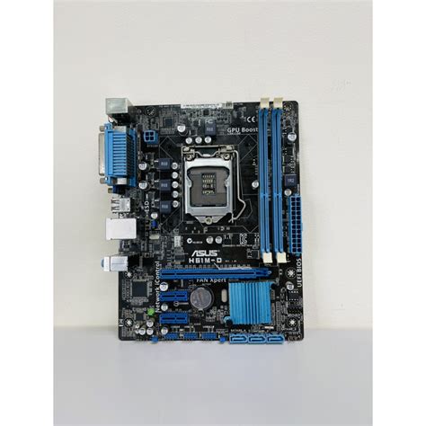 ASUS H61M-D 3rd gen Motherboard Socket LGA 1155 i3 i5 i7 DDR3 USED ...
