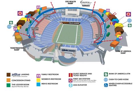 Gillette Seating Chart Revolution Two Birds Home