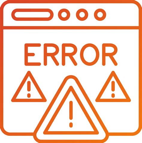 error icon style  vector art  vecteezy