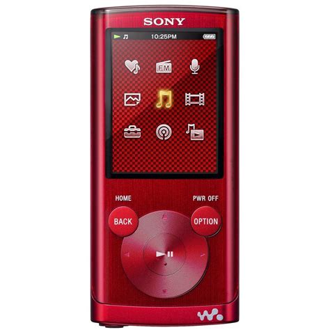 Sony Nwz E E Series Gb Walkman Mp Mp Video Clear Audio Red Top