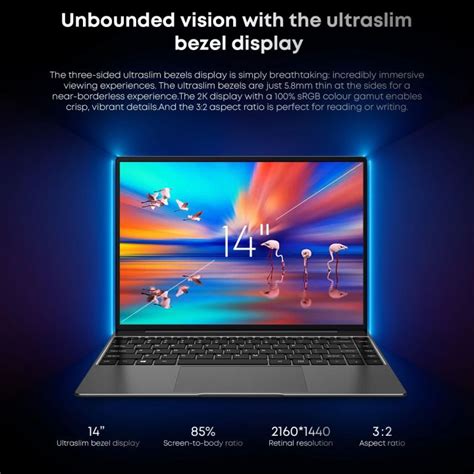 CHUWI Corebook X เกมแล็ปท็อป14.1นิ้วหน้าจอ FHD IPS 8GB RAM 512GB SSD ...