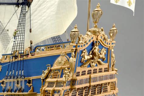 Artesania Latina 1 72 LE Soleil Royal Louis XIV S Flagship W Figurines Scaled Wooden Model Kit