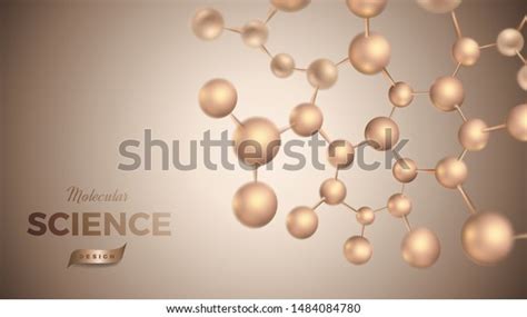 3d Molecules Vector Design Science Abstract Stock Vector Royalty Free 1484084780