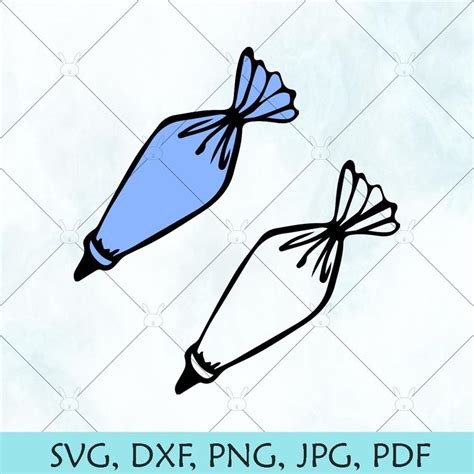 Piping Bag Vector At Collection Of Piping Bag Vector
