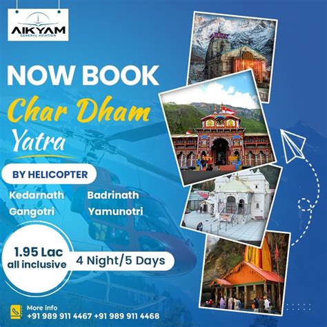Char Dham Yatra Social Media Design Graphics Tour Packages Travel