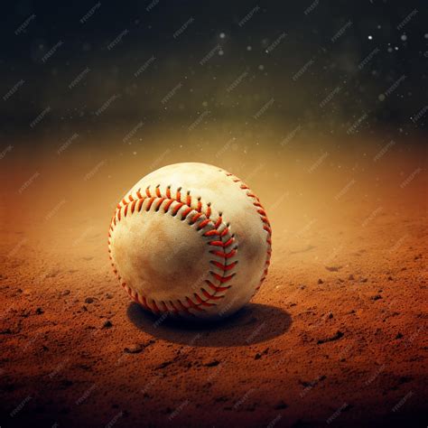 Premium AI Image | Softball background