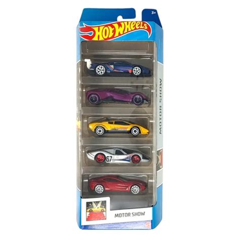 Mattel Hly Hot Wheels Motor Show Car Set Pierre Stationery