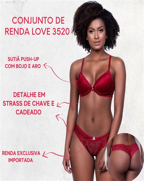 Conjunto Love Ref Jackie Lingerie