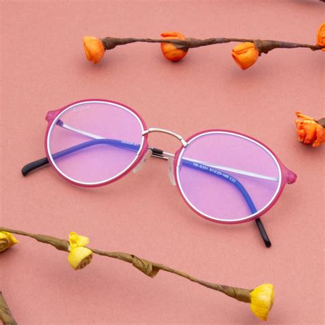 Buy Ted Smith Full Rim Pink Round Eyeglasses Frames For Men Women 51 20 149 Online