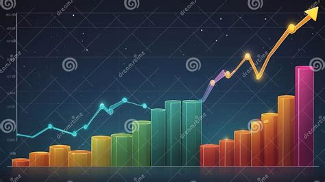 Multicolored Rainbow Chart Stock Illustration Illustration Of Night