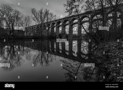 Historic Railway Bridge Stock Photo Alamy