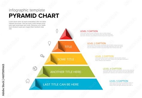 pyramid chart infographic diagram template  pyramid triangle arrows