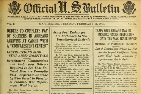 1919 Army Post Exchanges Are Forbidden To Sell Unauthorized Insignia