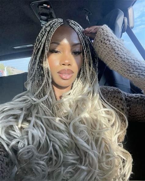 Ash Blonde French Curl Braids Pretty Braided Hairstyles Blonde