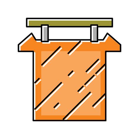 Anodes Copper Cast Color Icon Vector Illustration Vector Art