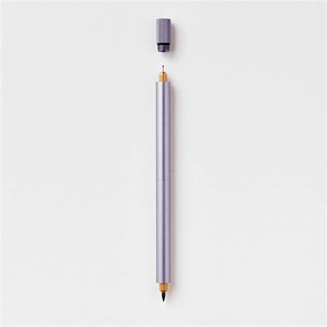 Tom's Studio Lumos Pro The Infinitely Refillable Pen - Lilac (Duo Tip