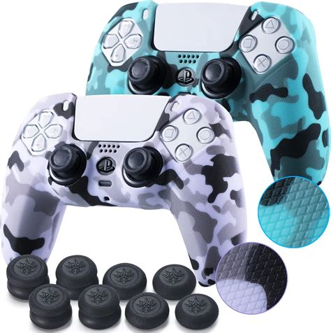 YoRHa Grip Texture Silicone Skin for PS5 Dualsense Controller x 2 ...