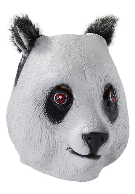 deluxe latex panda mask halloween costume ideas