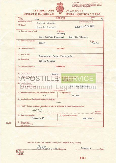 Birth Certificate Template Uk 6 Birth Certificate Template