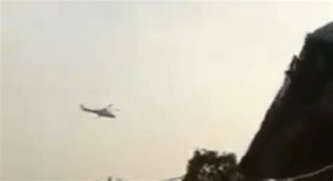 Naija Military Hover Around Orlu With Fighter Jet And Helicopter In