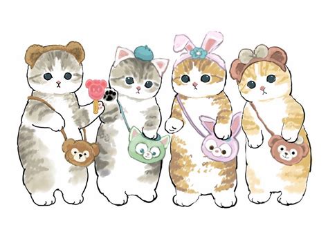 ぢゅの🐈 71112 渋谷ルデコ On Twitter 猫 イラスト かわいい にゃんこ イラスト