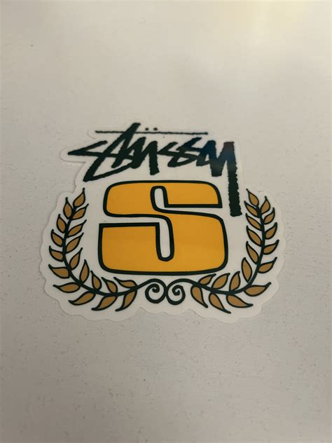 Stussy 2022 Stussy BIG S & BRASS EMBLEM LOGO Sticker | Grailed