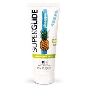 HOT Superglide Edible Lubricant Pineapple 75ml Pure Passion