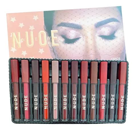 Pcs Labiales Nude Mate Indeleble Larga Duraci N Mercadolibre