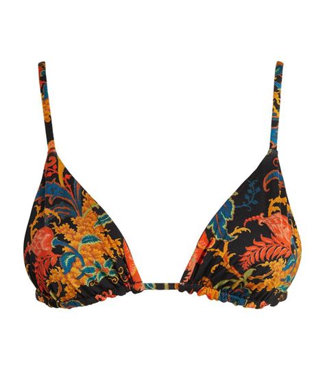 Sir The Label Triangle Bikini Top In Multi Off Editorialist