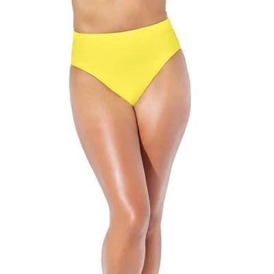Swimsuits For All High Waist Cheeky Bikini Brief 12 Pineapple Plus Sizes Available Target