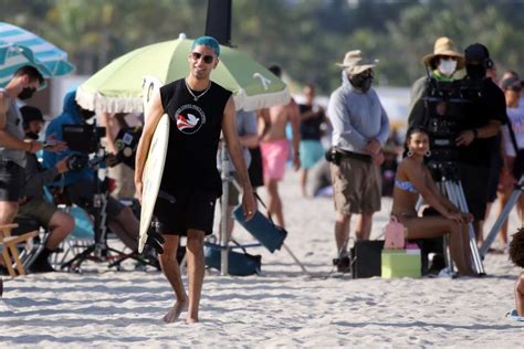 Camila Mendes Wears A Blue Bikini On The Set Of Strangers In Miami