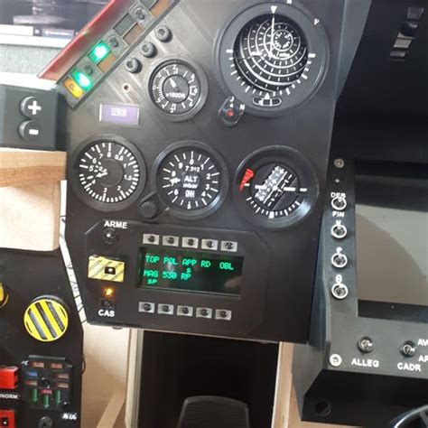 Скачать файл STL Часть. Левая передняя панель PCA кабины пилота Mirage ...