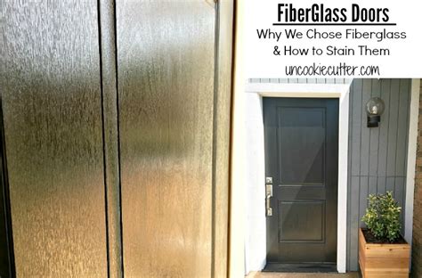 Staining A Therma Tru Fiberglass Door Glass Designs