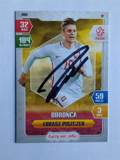 Karta Autograf Polska Piszczek Niska Cena Na Allegro Pl